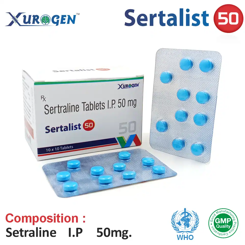 Sertraline 50mg Tablet | Best Price for PCD Pharma Franchise in Mental Health Segment